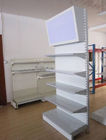 معرض خشبيّ عرض حامل قفص MDF أبيض لجهاز أداة