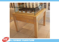 خشبيّ تجزّئيّ عرض طاولة MDF ل يقدّم شمس زجاج, علامة تجاريّة لاصق